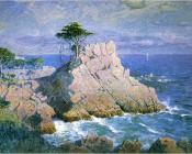 威廉 斯坦利 哈兹尔廷 : Midway Point California aka Cypress Point near Monterey